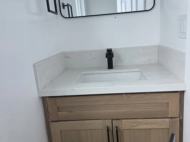 Half bathroom downstairs
