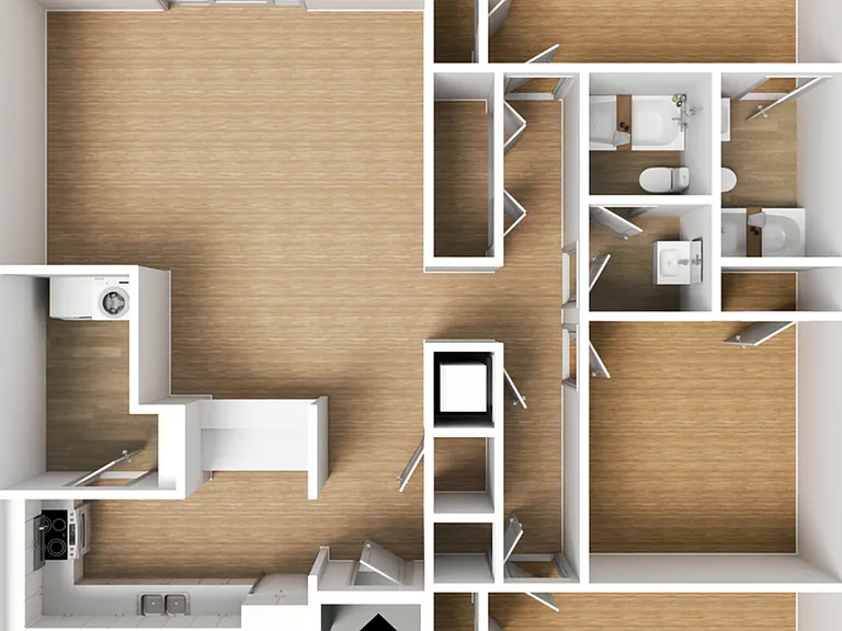3 Bedroom 2 Bath 3 Bedroom 2 Bath