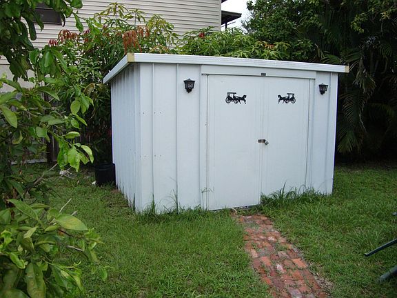 Storage Shed in back yard