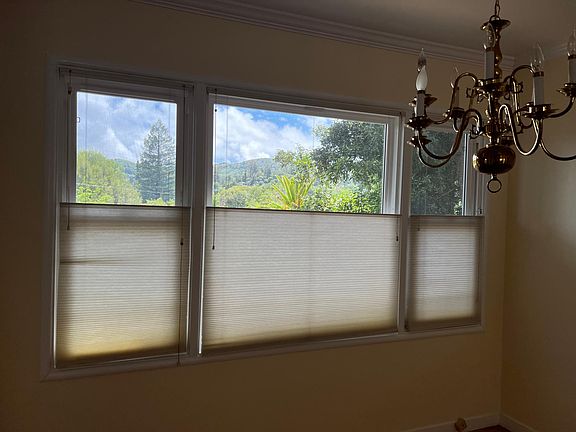 View from dining area