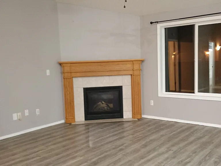 Living Room with gas fireplace