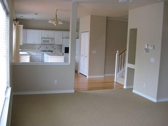 View of kitchen from family room