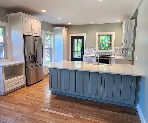 Kitchen with hardwood floors