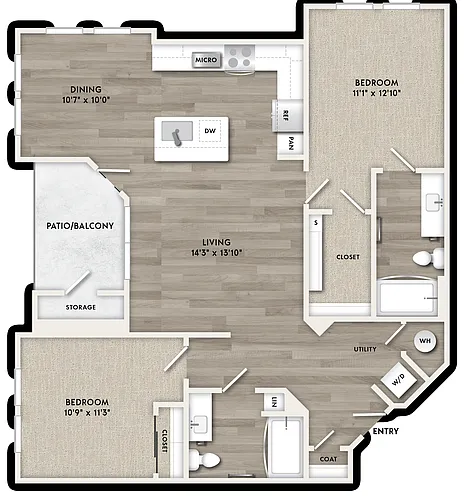 Floor plan B3A