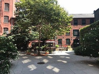 Resident courtyard