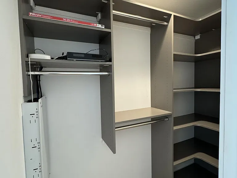 Second bedroom closet - California closet system