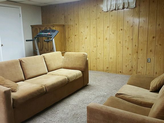 basement is finished and furnished