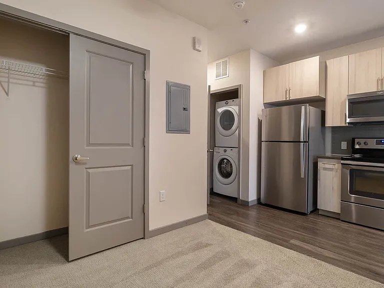 Bedroom and Kitchen