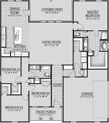 Castor III H - Open Floor Plan - DSLD Homes