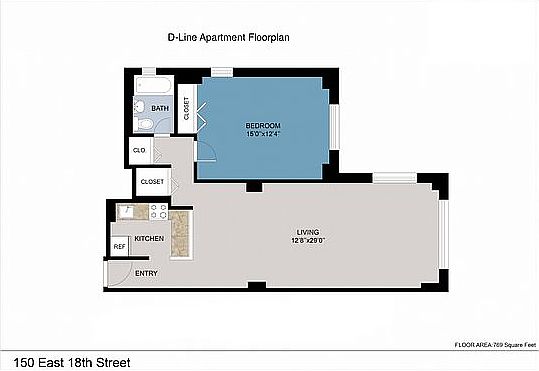 1st image of 150 E 18th St APT 1D