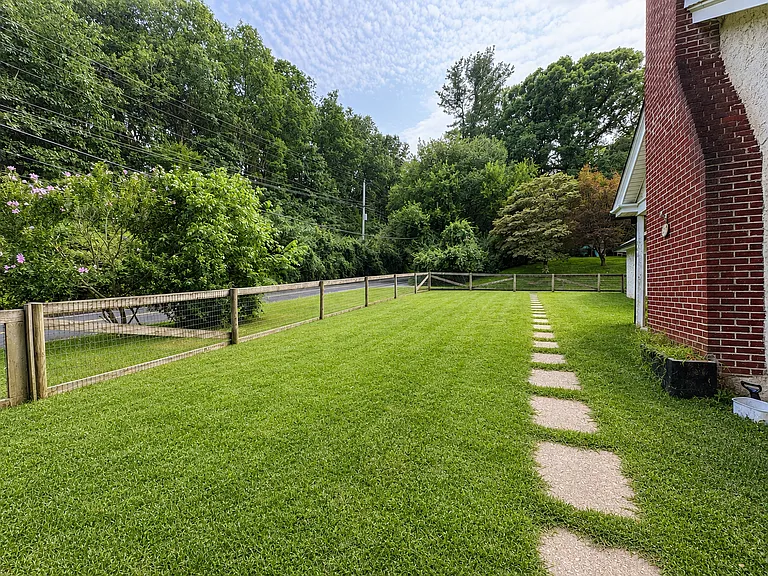 Fenced in yard