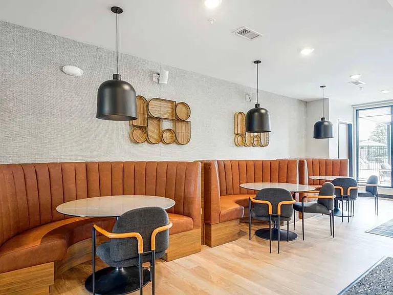 Settle into cozy booth seating, perfect for casual work sessions, game nights, or catching up over coffee.