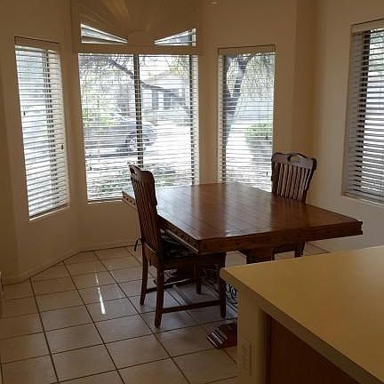 Kitchen Dinette has a Bay Window