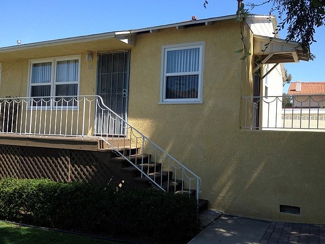 Front of apartment