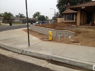 Build retaining wall