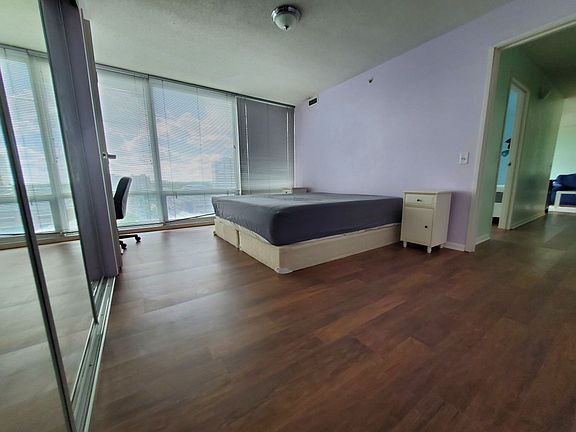 Primary Bed with new flooring