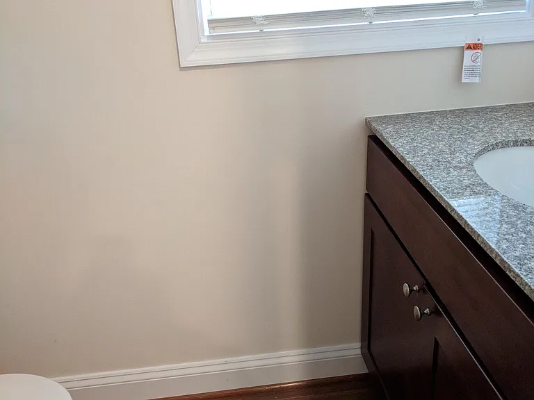 Half bath on 1st floor