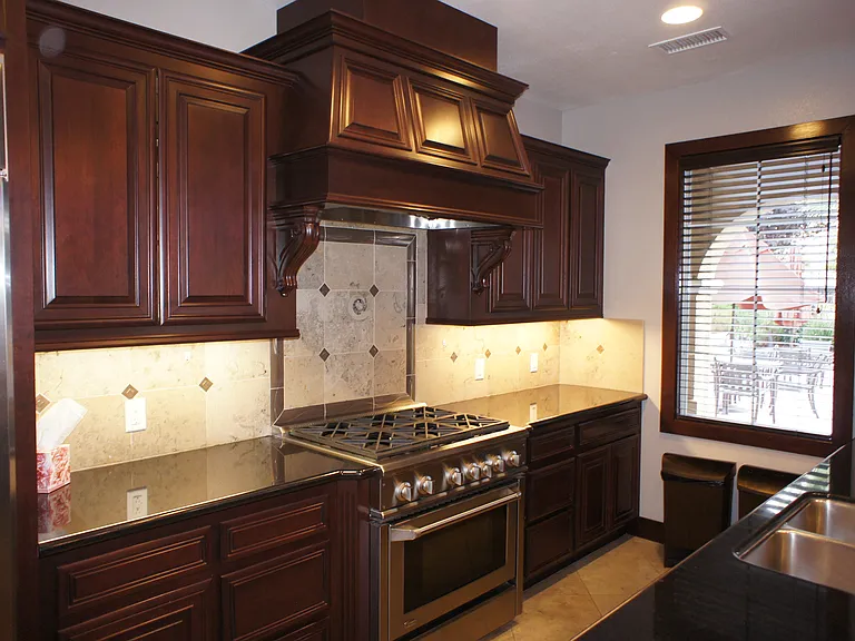 Hot kitchen in the community clubhouse