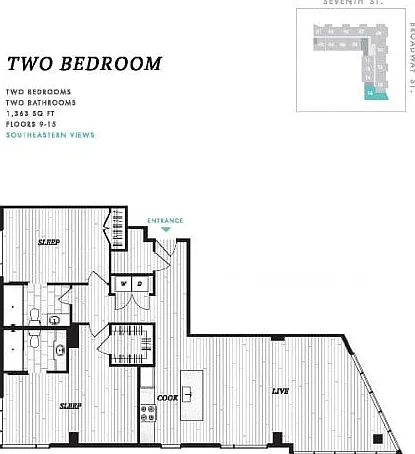 Two Bedroom Two Bedroom
