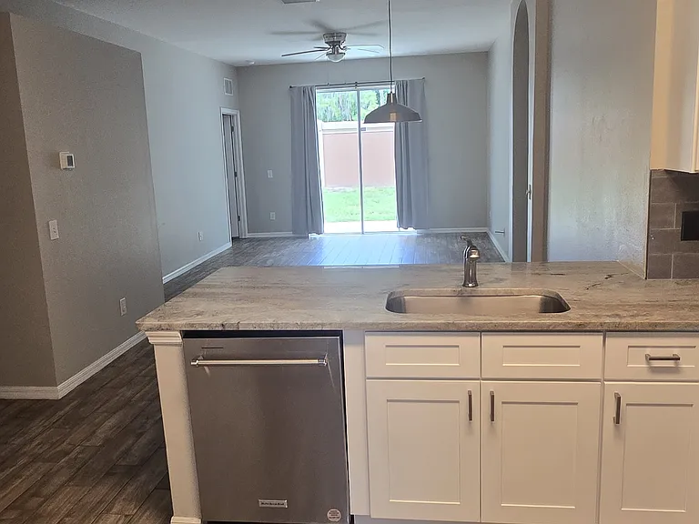 Kitchen open to Breakfast area and Family room