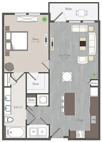 Floor plan Hadley