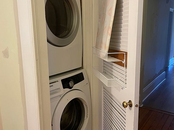 Washer Dryer Closet