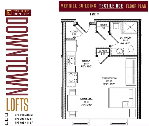 Floor plan Textile Roe