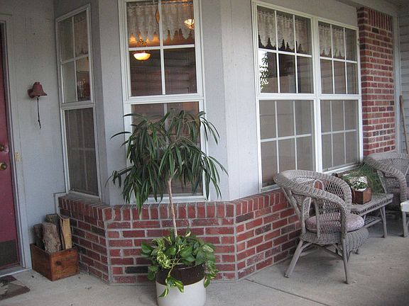 Nice sized covered front porch