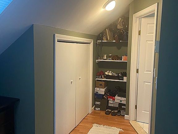 Master bedroom closet area