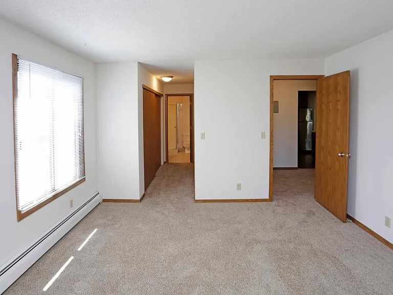 Two full-size bedroom closets (select floor plans)