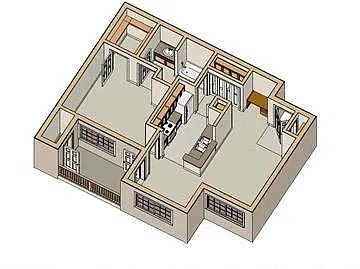 Floor plan 1X1