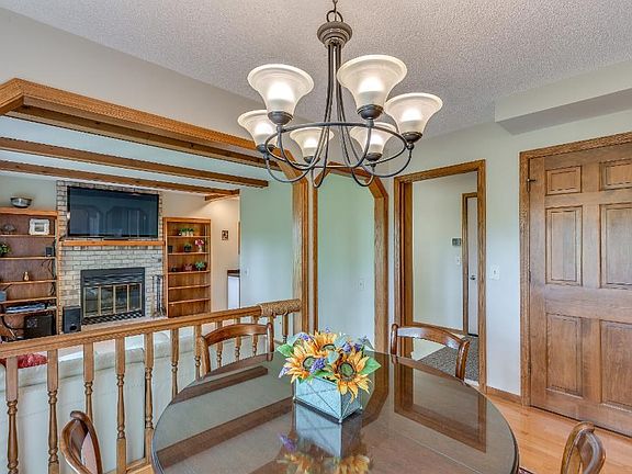 View from the eat-in area towards the mudroom and garage.