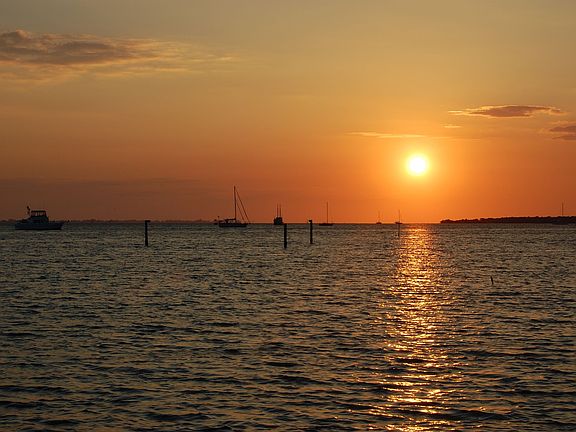 river sunsets nightly!