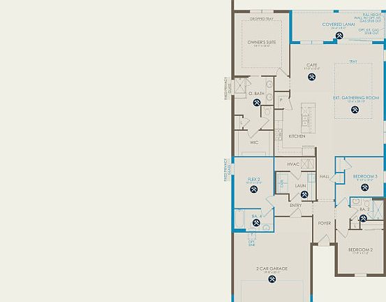 Mystique Floor Plan, Quick Move-in Home, Floor 1