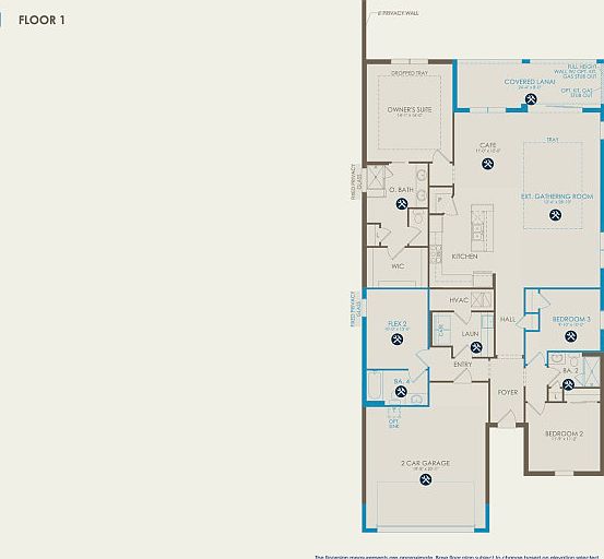 Mystique Floor Plan, Quick Move-in Home, Floor 1