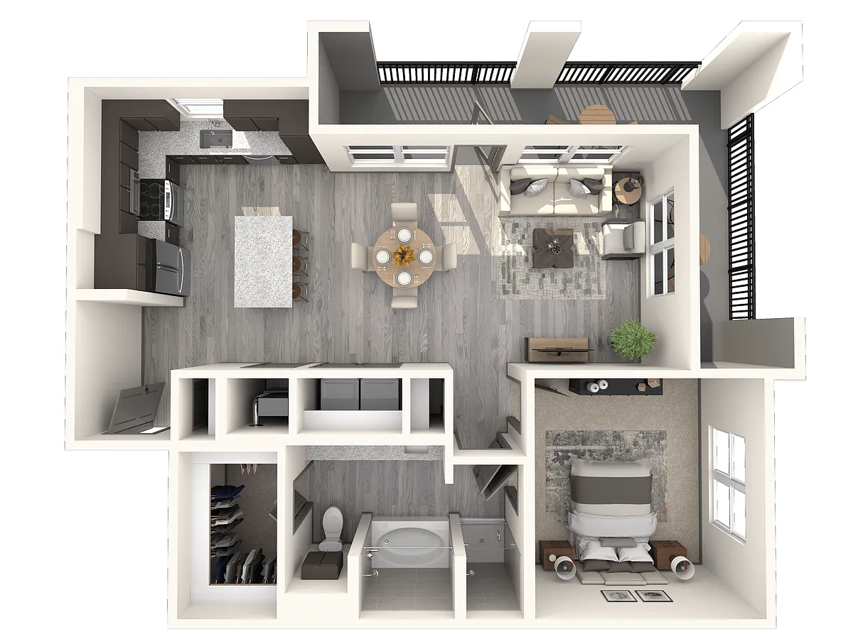 Floor plan A 60