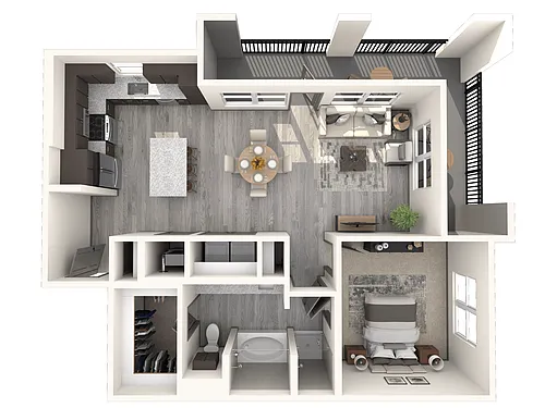 Floor plan A 60