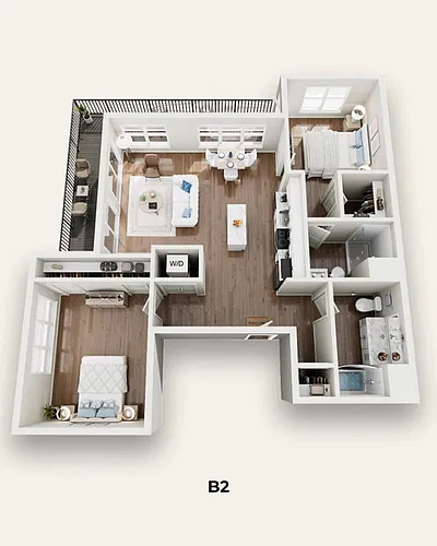 Floor plan B2