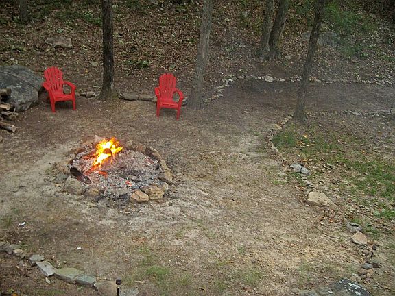 back yard firepit 