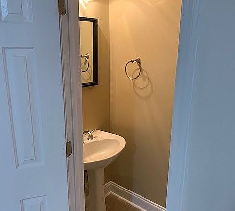 Powder room on main level