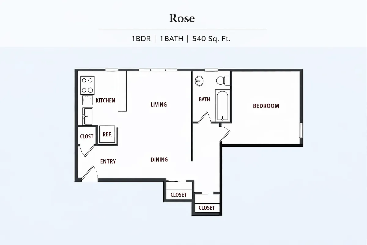 Floor plan Rose