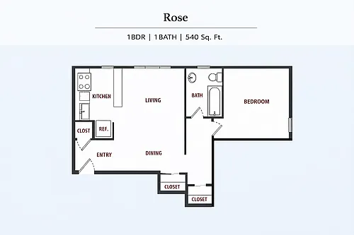 Floor plan Rose