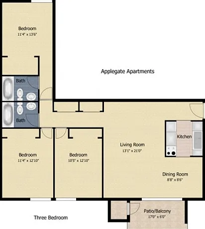 3 bedroom AP 3 bedroom AP