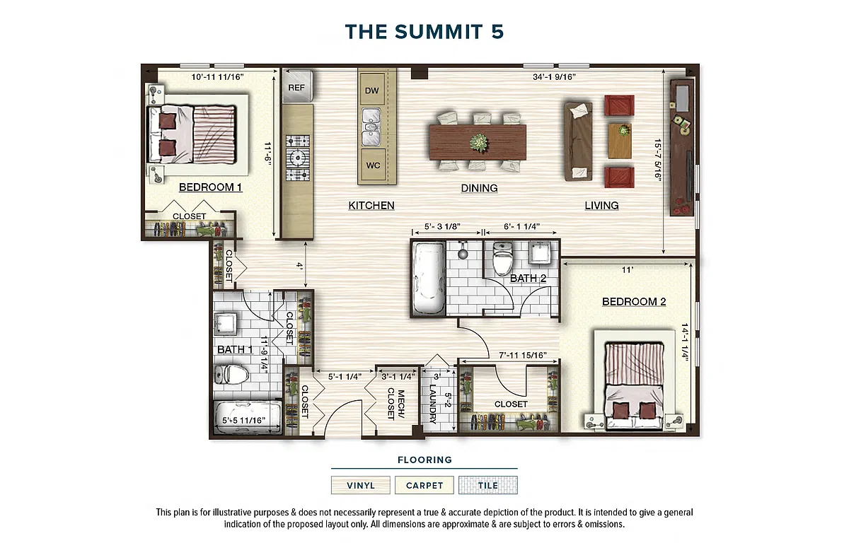 Floor plan The Summit 5