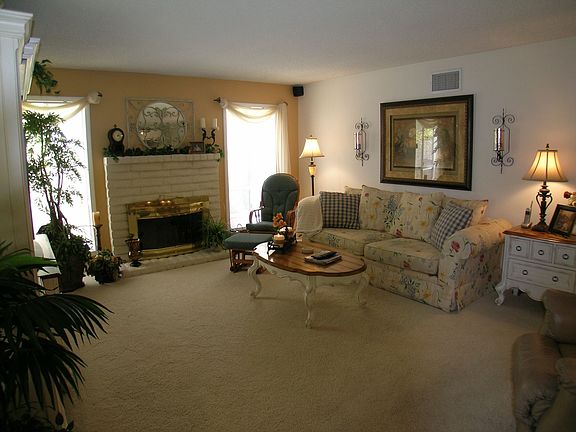 Living Room with Fireplace