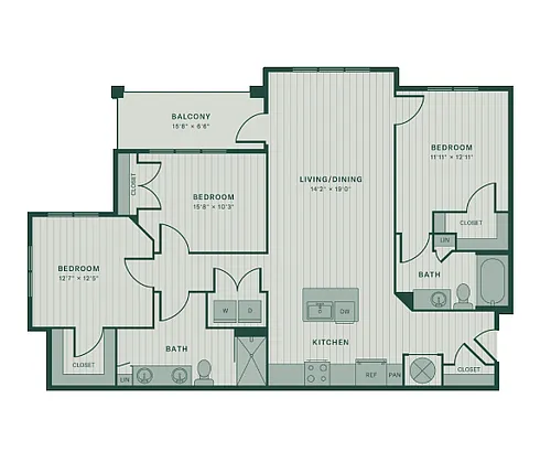 Floor plan The Birch