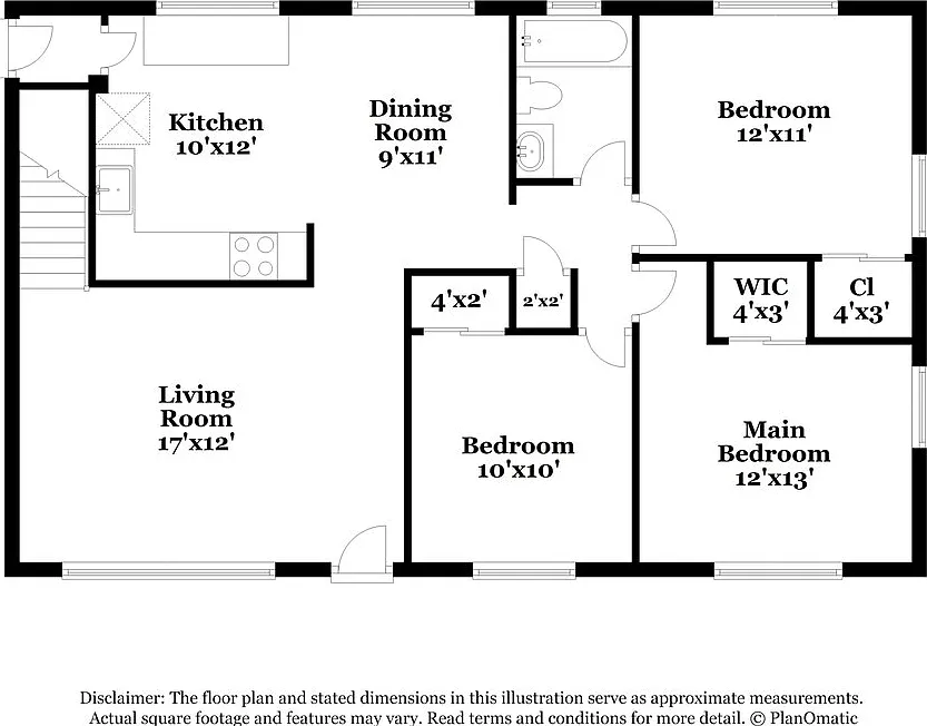 3 bed, 1.0 bath, 1025 sqft, $1,690 — Photo 2