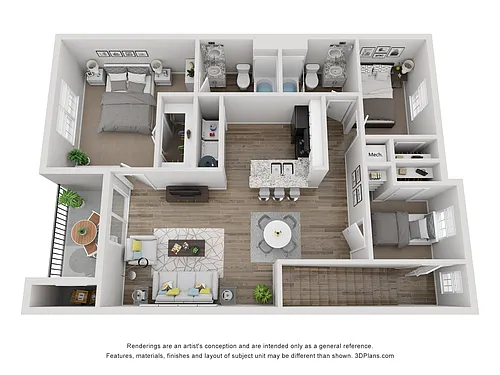 Floor plan 32B6c