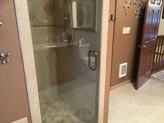 Master shower