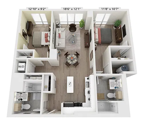 Floor plan B18